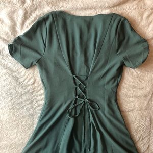 Green dress